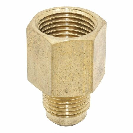 Thrifco Plumbing #46 1/4 Inch X 1/4 Inch Brass Flare FIP Adapter 6946004